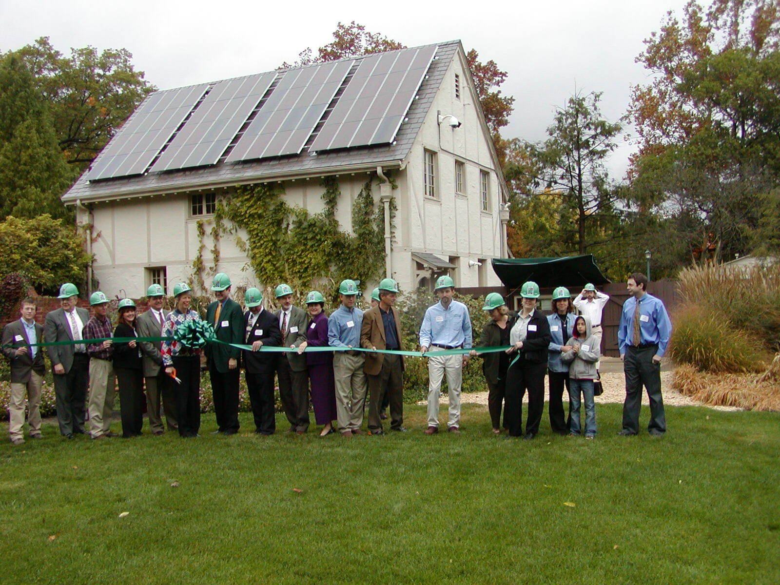 Solar Energy System on the Carriage House at the Governor’s Residence