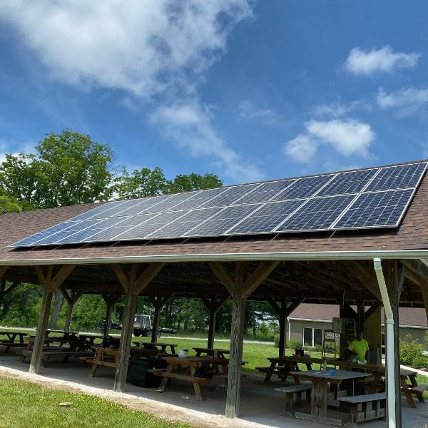 the Grand River Conservation Campus solar installation