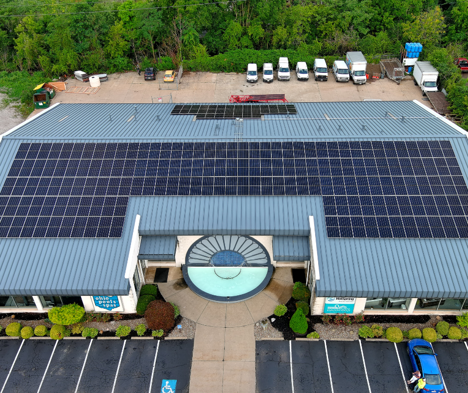 Solar Energy Improves Operations at Ohio Pools Spas